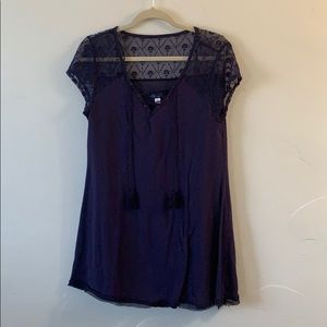 ‼️BUNDLE ME‼️ Navy Dress with Pretty lace detail